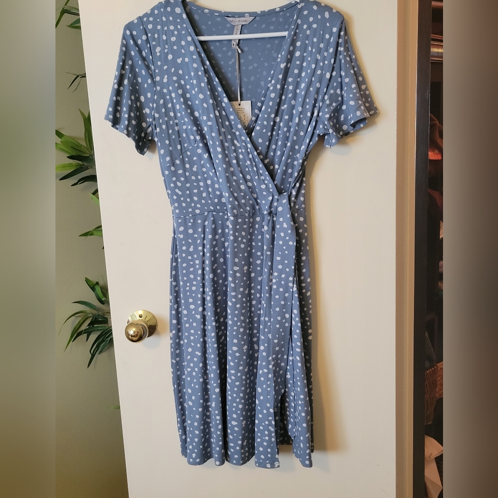 NWT Bravissimo Blue and White US8 dress